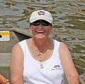 Bev - always for boat racing!  Photo by Jean TENNELL