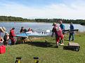 Lake Jessup 2009, Marshall Eldridge's (at right ) F11 getting water bound